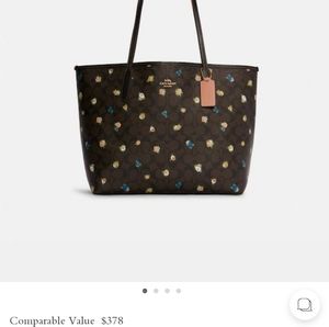 Coach Mini Rose Tote